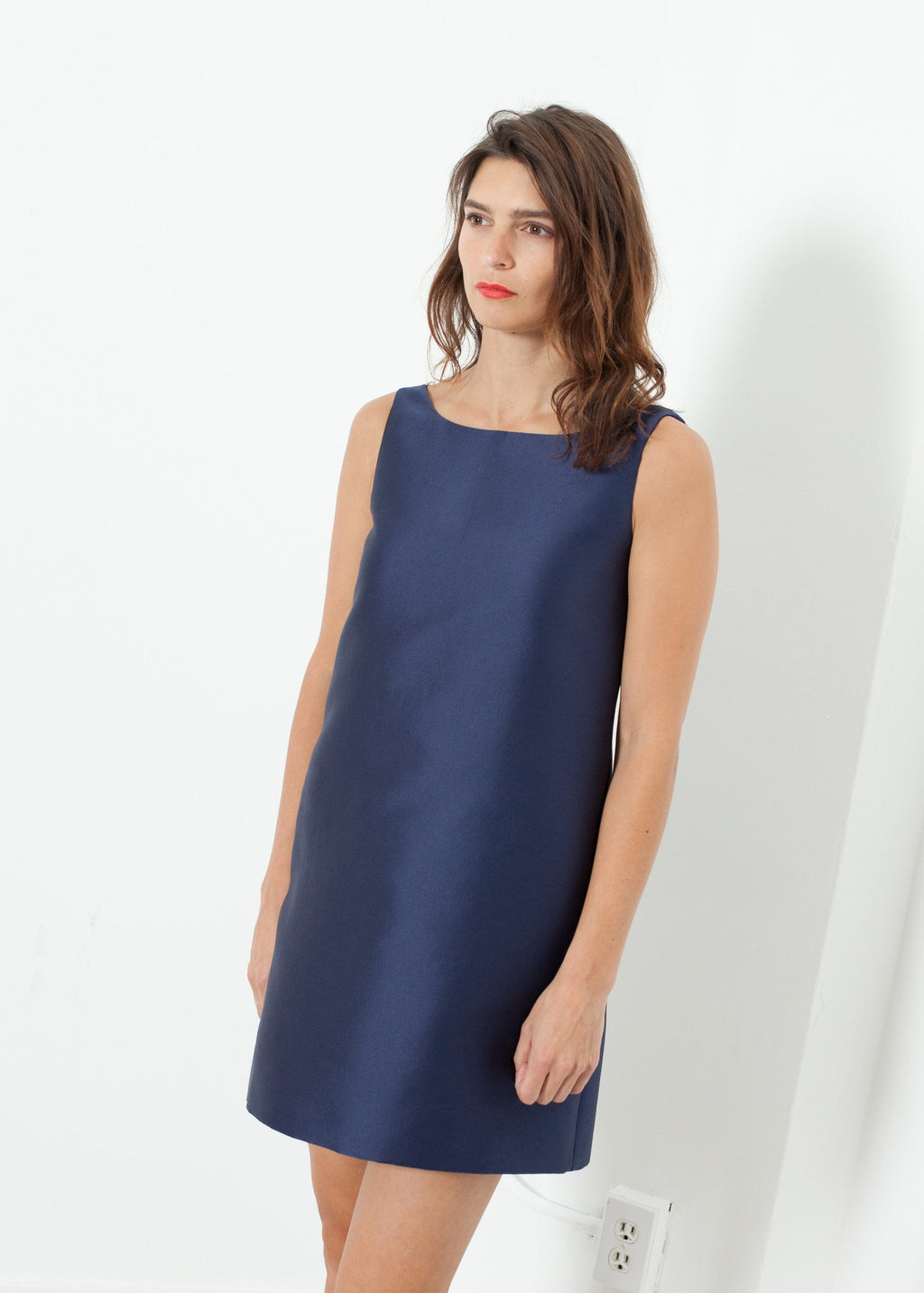 A-Line Mini Dress in Blue (EF)