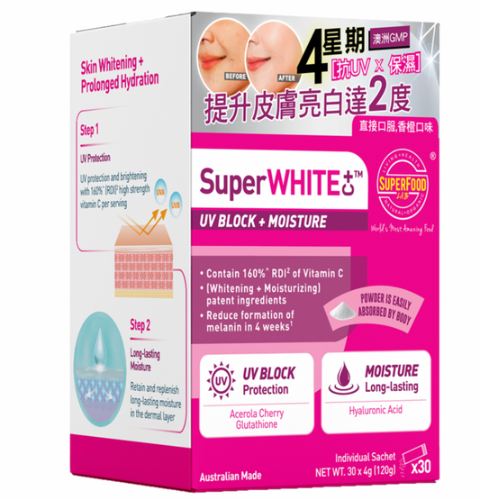 SuperWHITE 超級亮白C+UV素